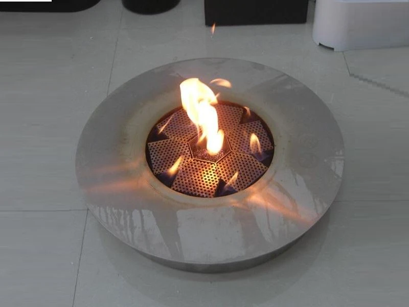 Round bioethanol fireplace (3)